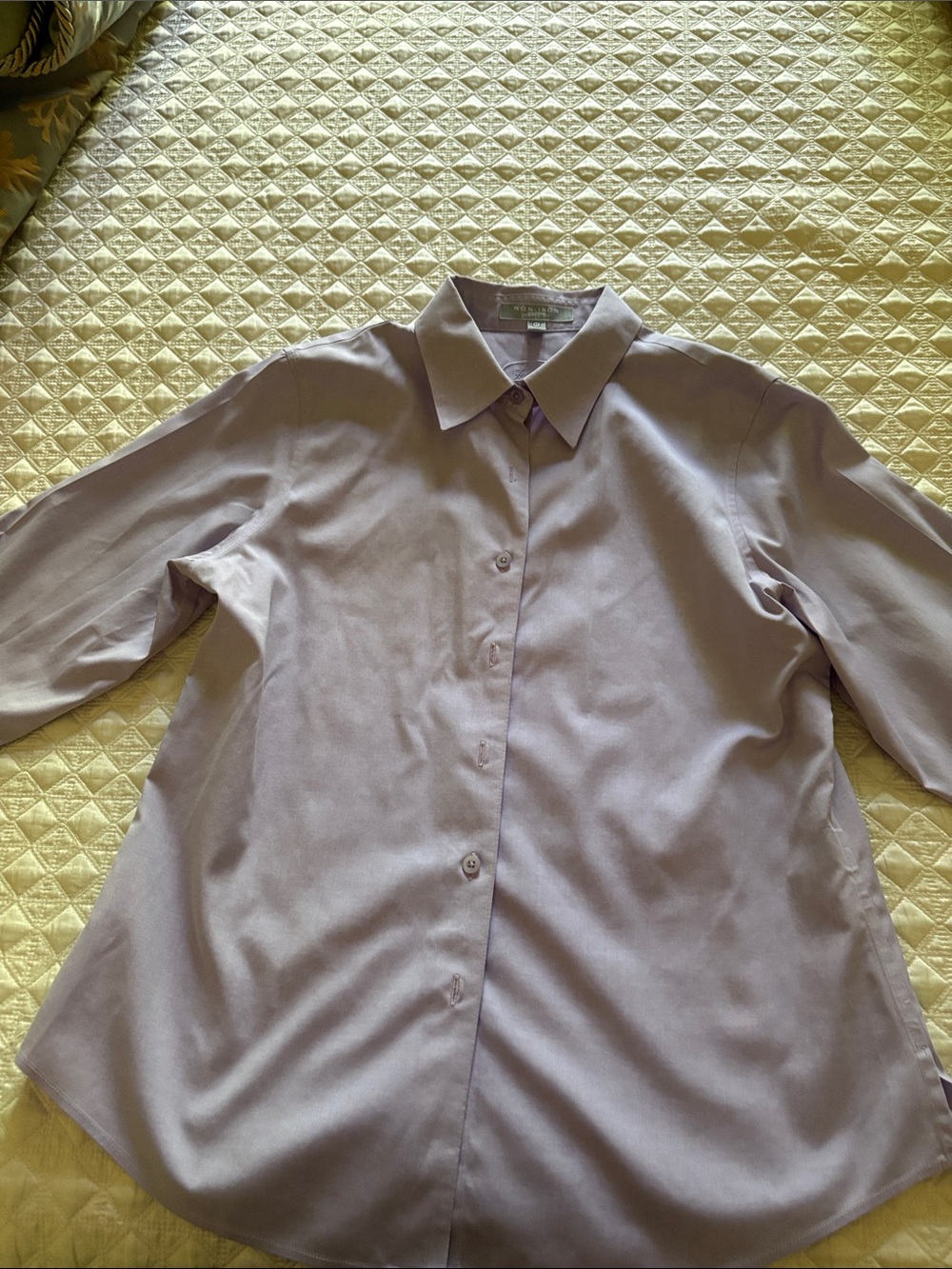 Foxcroft Lavender Button-Down Shirt